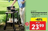 Promoties Barbecuewagen houtskool - Grill Meister - Geldig van 19/06/2024 tot 25/06/2024 bij Lidl