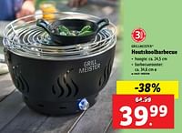 Promoties Houtskoolbarbecue - Grill Meister - Geldig van 19/06/2024 tot 25/06/2024 bij Lidl