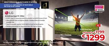 Promoties Lg 4k oled evo smart tv lqoled55c35la - LG - Geldig van 31/05/2024 tot 30/06/2024 bij Exellent