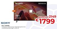 Promoties Sony uhd tv - sckd85x80l - Sony - Geldig van 31/05/2024 tot 30/06/2024 bij Exellent