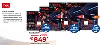 Promoties Tcl qled tv tc55qled870 - TCL - Geldig van 31/05/2024 tot 30/06/2024 bij Exellent