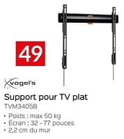 Promotions Support pour tv plat tvm3405b - Vogels - Valide de 31/05/2024 à 30/06/2024 chez Selexion