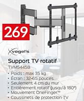 Promotions Support tv rotatif tvm5445b - Vogels - Valide de 31/05/2024 à 30/06/2024 chez Selexion