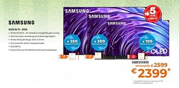 Promoties Samsung oled 4k tv sqqe55s95d - Samsung - Geldig van 31/05/2024 tot 30/06/2024 bij Expert
