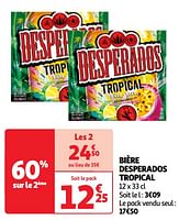 Promotions Bière desperados tropical - Desperados - Valide de 11/06/2024 à 17/06/2024 chez Auchan Ronq