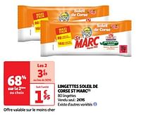 Promotions Lingettes soleil de corse st marc - St Marc - Valide de 11/06/2024 à 17/06/2024 chez Auchan Ronq
