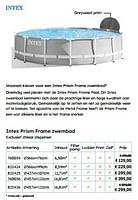 Promoties Intex prism frame zwembad - Intex - Geldig van 28/05/2024 tot 31/08/2024 bij Multi Bazar