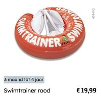Promoties Swimtrainer rood - Huismerk - Multi Bazar - Geldig van 28/05/2024 tot 31/08/2024 bij Multi Bazar