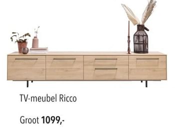 Promoties Tv-meubel ricco groot - Huismerk - Pronto Wonen - Geldig van 16/06/2024 tot 22/06/2024 bij Pronto Wonen