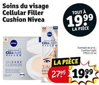 Promotions Cushion light fps15 - Nivea - Valide de 11/06/2024 à 23/06/2024 chez Kruidvat