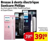 Promotions Philips brosse à dents électrique 3100 - Philips - Valide de 11/06/2024 à 23/06/2024 chez Kruidvat