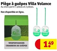 Promotions Piège à guêpes villa volance - Villa Volance - Valide de 11/06/2024 à 23/06/2024 chez Kruidvat