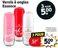 Promotions Vernis à ongles french manicure - Essence - Valide de 11/06/2024 à 23/06/2024 chez Kruidvat