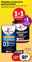 Promotions Vitamine d 25 mcg - Lucovitaal - Valide de 11/06/2024 à 23/06/2024 chez Kruidvat