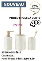 Promotions Steninge porte-brosse à dents - Produit Maison - Jysk - Valide de 03/06/2024 à 23/06/2024 chez Jysk