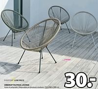 Promotions Ubberup fauteuil lounge - Produit Maison - Jysk - Valide de 03/06/2024 à 23/06/2024 chez Jysk