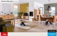 Promoties Interieur oakwood dressoir - Huismerk - Woonsquare - Geldig van 17/06/2024 tot 22/06/2024 bij Woonsquare