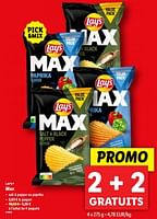 Promotions Lay‘s max - Lay's - Valide de 19/06/2024 à 25/06/2024 chez Lidl