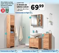 Promotions Armoire de toilette à miroir - Livarno - Valide de 19/06/2024 à 25/06/2024 chez Lidl