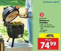 Promotions Barbecue en céramique - Grill Meister - Valide de 19/06/2024 à 25/06/2024 chez Lidl