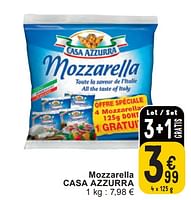 Promotions Mozzarella casa azzurra - Casa Azzurra - Valide de 11/06/2024 à 07/08/2024 chez Cora