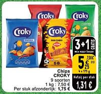 Promoties Chips croky - Croky - Geldig van 11/06/2024 tot 17/06/2024 bij Cora