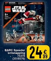 Promoties Barc speeder ontsnapping - Lego - Geldig van 14/06/2024 tot 08/07/2024 bij Cora