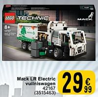 Promoties Mack lr electric vuilniswagen - Lego - Geldig van 14/06/2024 tot 08/07/2024 bij Cora