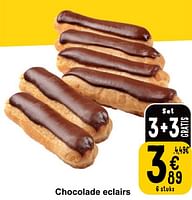 Promoties Chocolade eclairs - Huismerk - Cora - Geldig van 18/06/2024 tot 24/06/2024 bij Cora