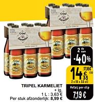 Promoties Tripel karmeliet - TRipel Karmeliet - Geldig van 18/06/2024 tot 24/06/2024 bij Cora