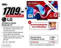 Promoties Lg 55c46la 2024 oled 4k tv - LG - Geldig van 17/06/2024 tot 30/06/2024 bij Media Markt