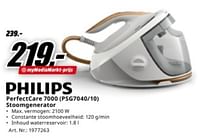 Promoties Philips perfectcare 7000 psg7040-10 stoomgenerator - Philips - Geldig van 17/06/2024 tot 30/06/2024 bij Media Markt