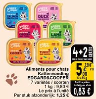 Promotions Aliments pour chats kattenvoeding edgard+cooper - Edgard & Cooper - Valide de 11/06/2024 à 17/06/2024 chez Cora