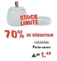 Promotions Hamam porte-savon - Produit maison - Casa - Valide de 10/06/2024 à 30/06/2024 chez Casa