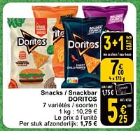 Promotions Snacks - snackbar doritos - Doritos - Valide de 11/06/2024 à 17/06/2024 chez Cora