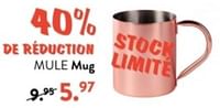 Promotions Mule mug - Produit maison - Casa - Valide de 10/06/2024 à 30/06/2024 chez Casa