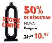 Promotions Nova bougeoir - Produit maison - Casa - Valide de 10/06/2024 à 30/06/2024 chez Casa