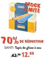 Promotions Santi tapis de glisse à eau - Produit maison - Casa - Valide de 10/06/2024 à 30/06/2024 chez Casa