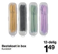 Promoties Bestekset in box - Huismerk - Zeeman  - Geldig van 15/06/2024 tot 21/06/2024 bij Zeeman