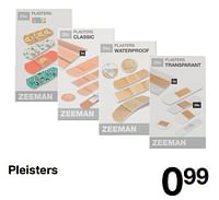 Promoties Pleisters - Huismerk - Zeeman  - Geldig van 15/06/2024 tot 21/06/2024 bij Zeeman