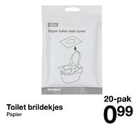 Promoties Toilet brildekjes - Huismerk - Zeeman  - Geldig van 15/06/2024 tot 21/06/2024 bij Zeeman