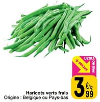 Promotions Haricots verts frais - Produit maison - Cora - Valide de 18/06/2024 à 24/06/2024 chez Cora