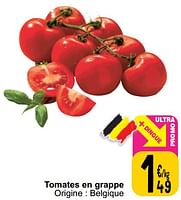 Promotions Tomates en grappe - Produit maison - Cora - Valide de 18/06/2024 à 24/06/2024 chez Cora