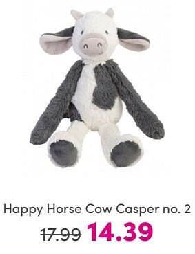 Promoties Happy horse cow casper no. 2 - Happy Horse - Geldig van 16/06/2024 tot 22/06/2024 bij Baby & Tiener Megastore