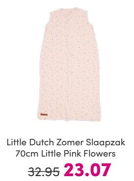 Promoties Little dutch zomer slaapzak little pink flowers - Little Dutch - Geldig van 16/06/2024 tot 22/06/2024 bij Baby & Tiener Megastore