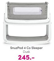 Promoties Snuzpod 4 co sleeper dusk - Snuzpod - Geldig van 16/06/2024 tot 22/06/2024 bij Baby & Tiener Megastore
