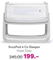 Promoties Snuzpod 4 co sleeper haze grey - Snuzpod - Geldig van 16/06/2024 tot 22/06/2024 bij Baby & Tiener Megastore