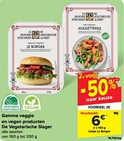 Promoties Bakje le burger - De Vegetarische Slager - Geldig van 19/06/2024 tot 25/06/2024 bij Carrefour