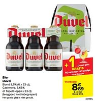 Promoties Bier Duvel Blond - Duvel - Geldig van 19/06/2024 tot 25/06/2024 bij Carrefour