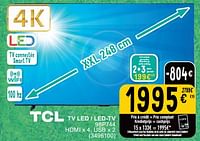 Promotions Tcl tv led - led-tv 98p744 - TCL - Valide de 11/06/2024 à 24/06/2024 chez Cora